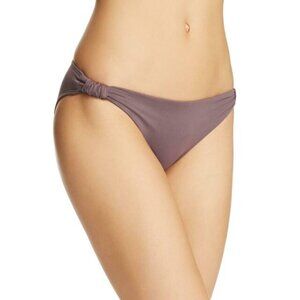 L Space Sundrop Swim Bikini Bottom Sliding Side Tab Dusty Purple Medium NWT